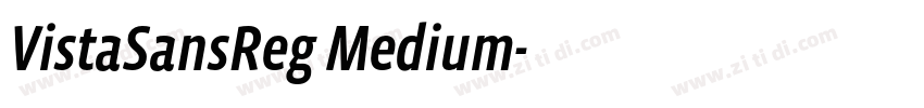 VistaSansReg Medium字体转换